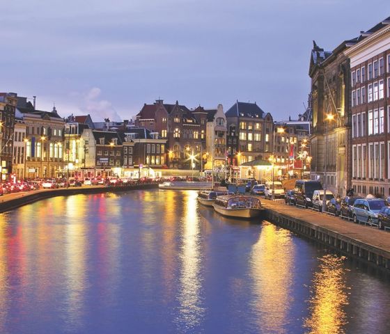 Amsterdam at night