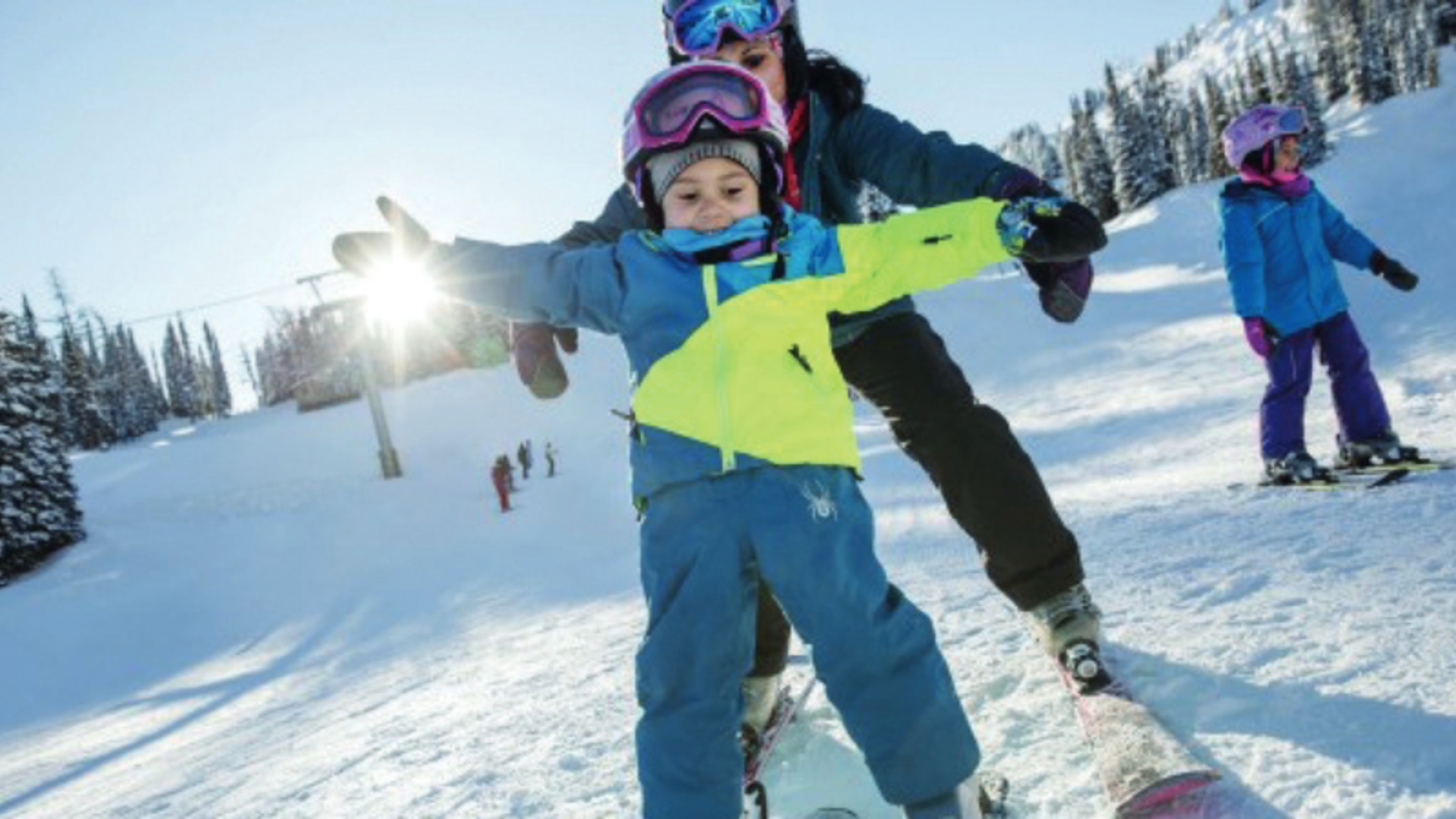 Skiing at Sunshine Village ski resort - Image credit: Noel Hendrickson 
