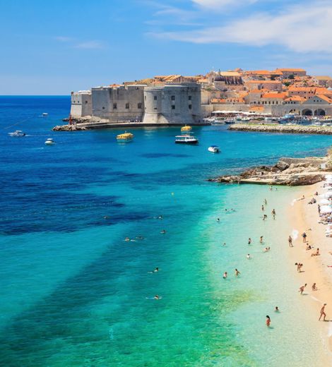 Croatia Dubronvik Beach