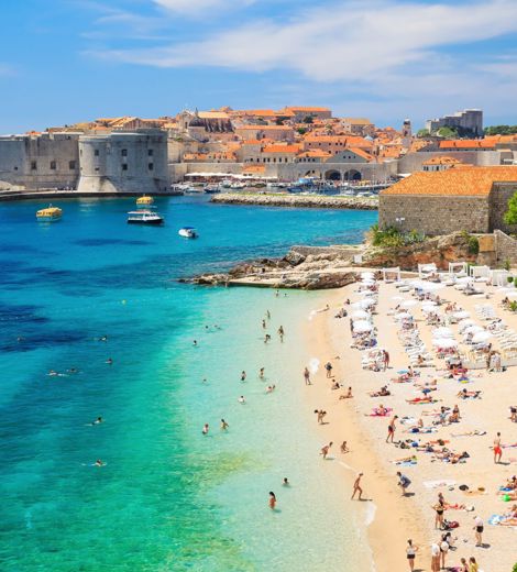 Croatia Dubronvik Beach