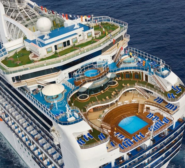 Crown Princess - Top View