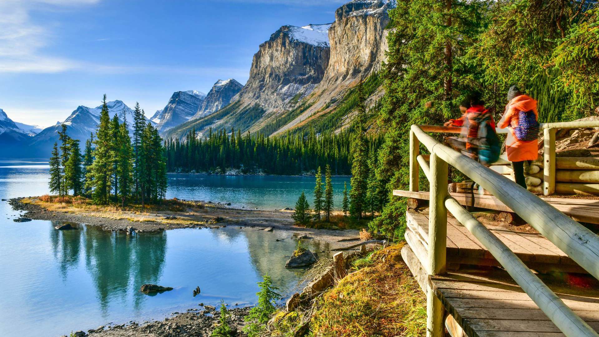 Maligne Lake - Globus