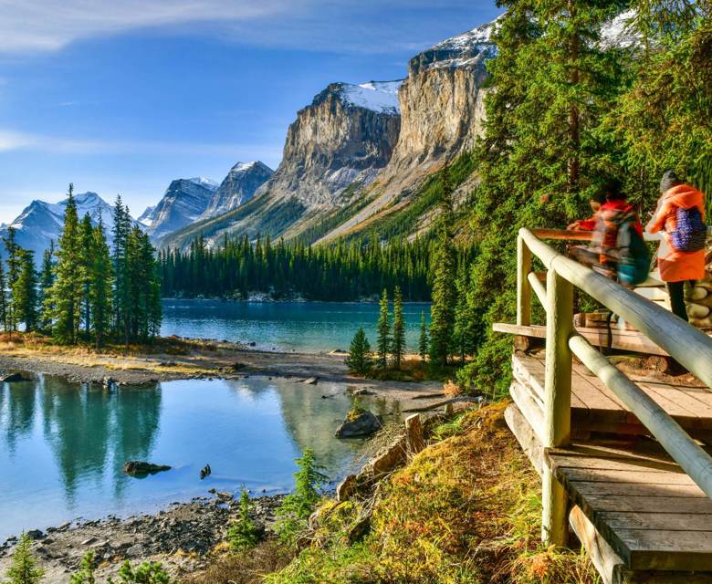 Maligne Lake - Globus