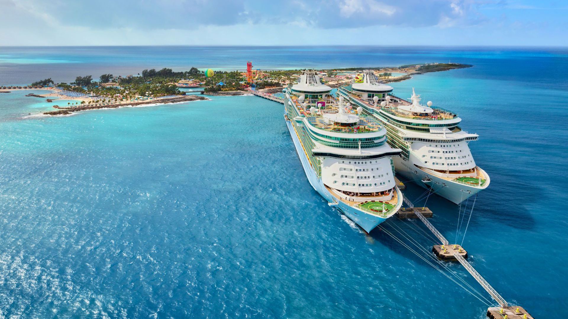 Royal Caribbean Cruise at Cococay Island Bahamas