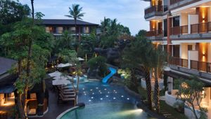 Padma Resort Legian - Night View Pool Area