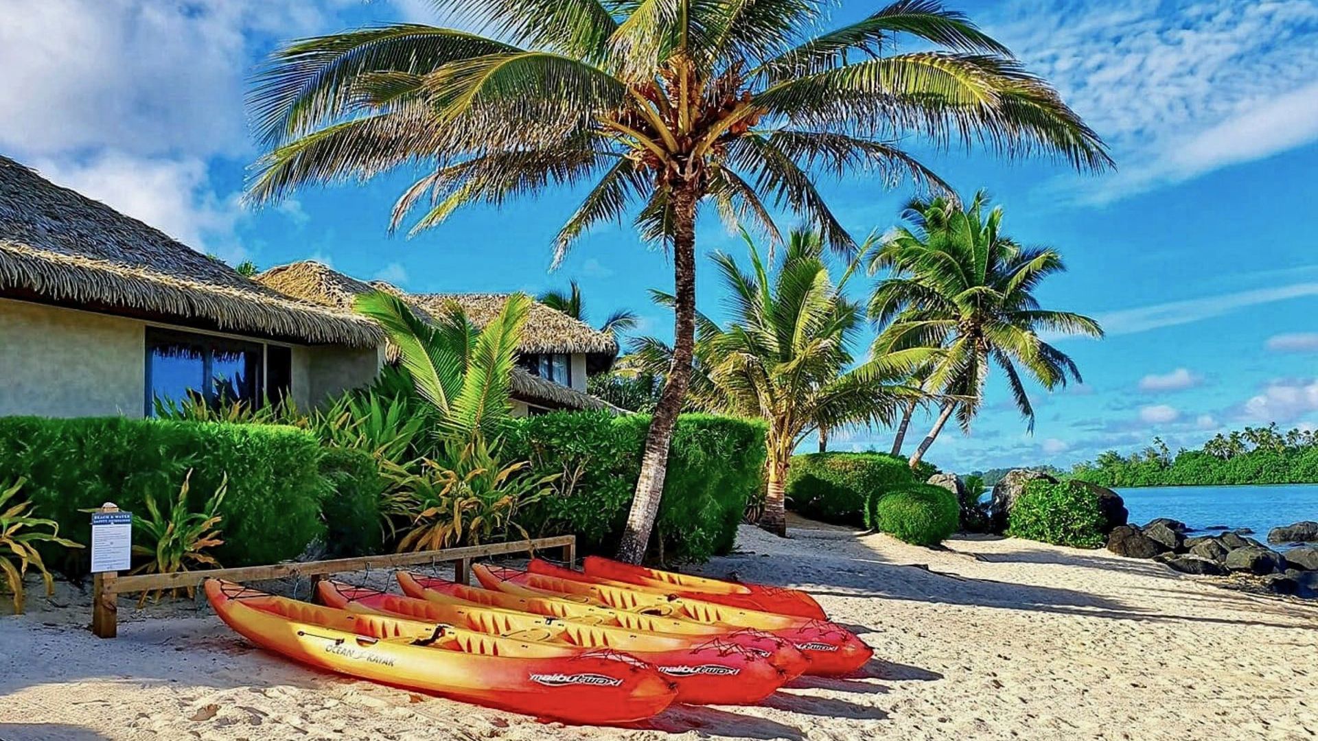 Te Manava Luxury Villas & Spa - beach