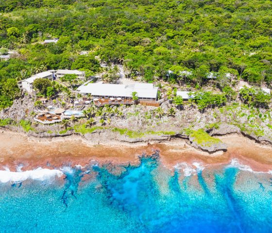 Ariel view of Scenic Matavai