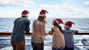 Family on Festive aboard Princess Cruises