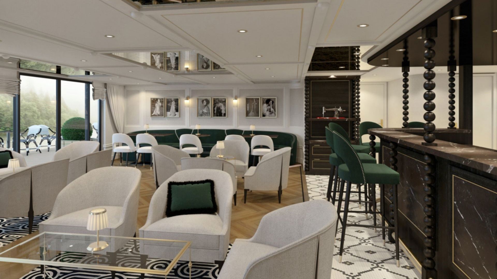 S.S Emilie Brocade Bar