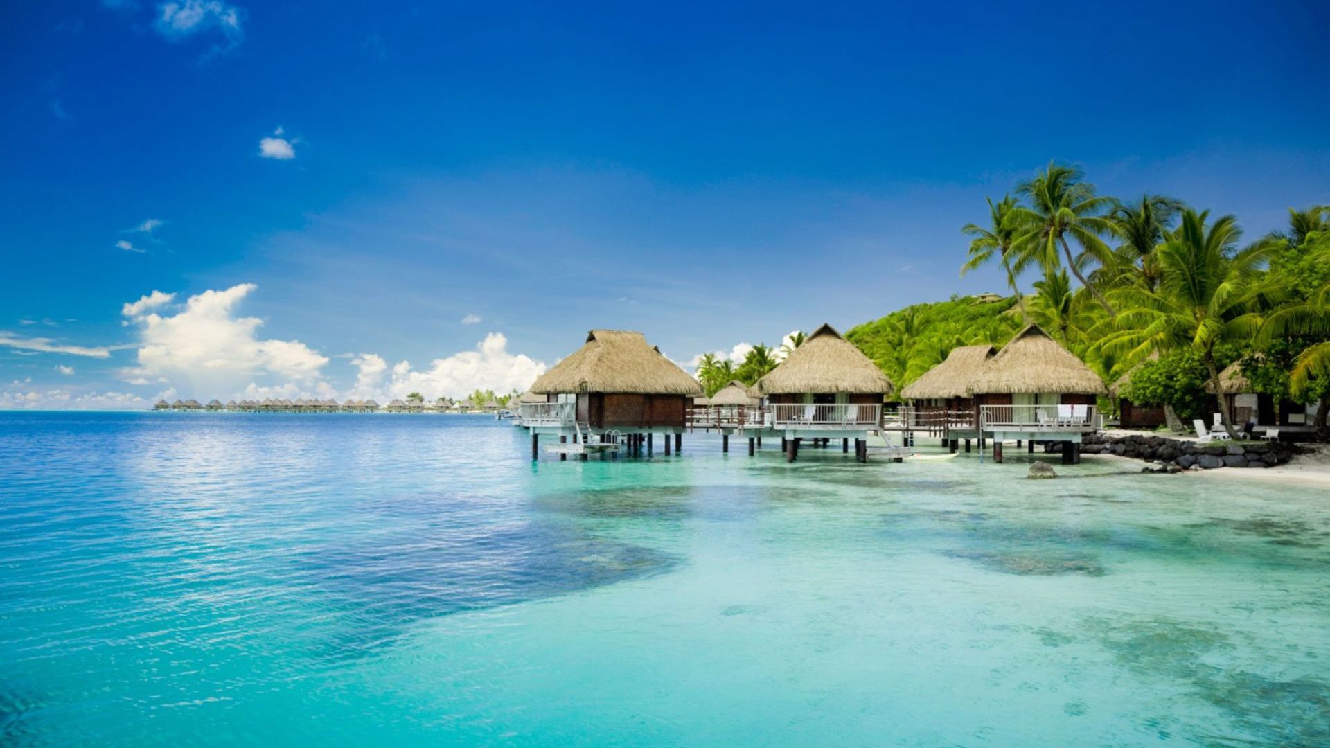 Overwater bungalows in Papeete Tahiti, French Polynesia - Image credit: Getty Images